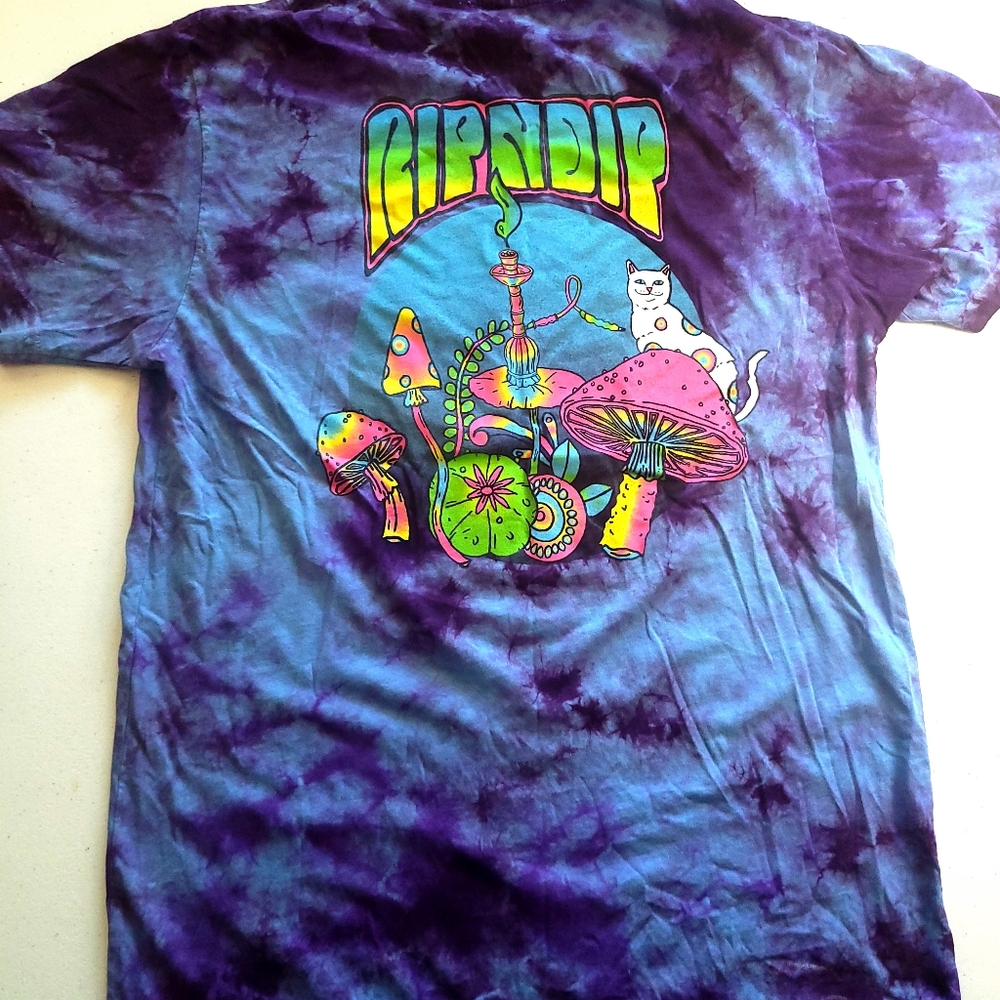 Ripndip Purple Tie Dye Shirt